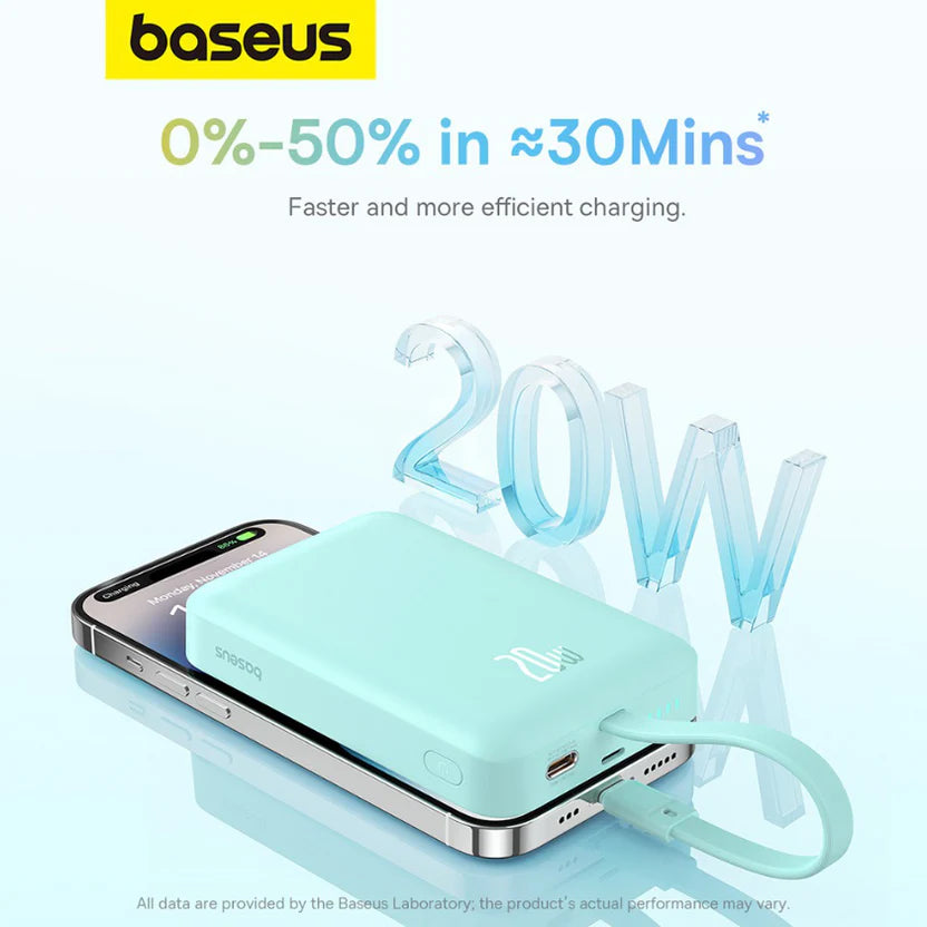 Baseus 10,000mAh MagSafe Mini Power Bank – SkyTree Phones
