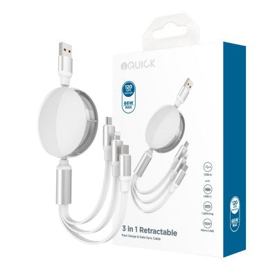 iQuick 3 in 1 Retractable Fast Charge – SkyTree Phones